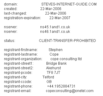 domain registration owner