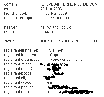 domain registration owner