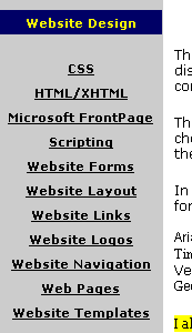 website fonts -1